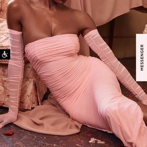 House of CB dress includes gloves